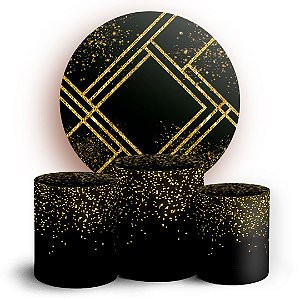 KIT Redondo e Trio - Glitter  - Sublimado 3D