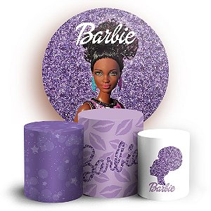 KIT Redondo e Trio - Barbie  - Sublimado 3D