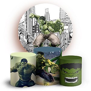 KIT Redondo e Trio - Hulk - Sublimado 3D