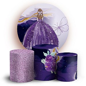 KIT Redondo e Trio - 15 Anos  - Sublimado 3D