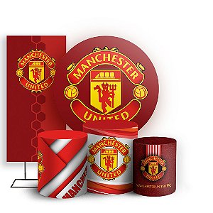 KIT Redondo Trio e Faixa - Manchester United - Sublimado 3D