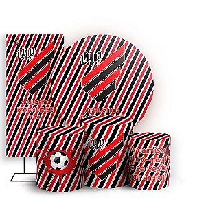 Capas Painel Redondo Trio Cilindro e Faixa Lateral Sublimado - Athletico PR