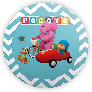 Painel Redondo - Pocoyo - Sublimado 3D