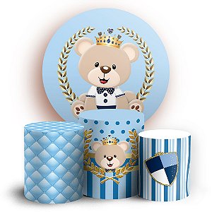 KIT Redondo e Trio - Príncipe Urso - Sublimado 3D