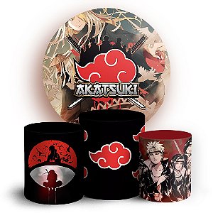 KIT Redondo e Trio - Akatsuki - Sublimado 3D