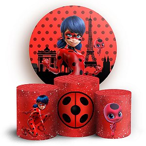 KIT Redondo e Trio - Ladybug - Sublimado 3D