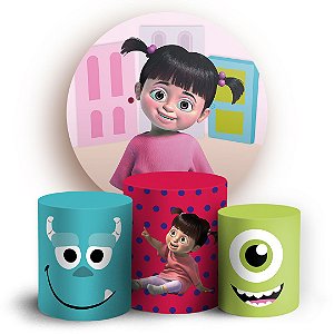 KIT Redondo e Trio - Monstros SA - Sublimado 3D