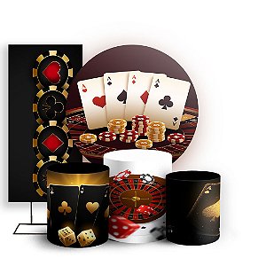 KIT Redondo Trio e Faixa - Cassino - Sublimado 3D