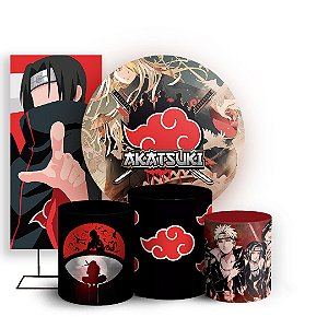 KIT Redondo Trio e Faixa - Akatsuki - Sublimado 3D