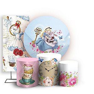 KIT Redondo Trio e Faixa - Alice - Sublimado 3D