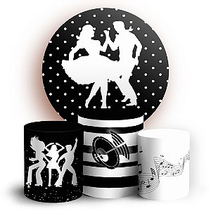 KIT Redondo e Trio - Anos 80 - Sublimado 3D