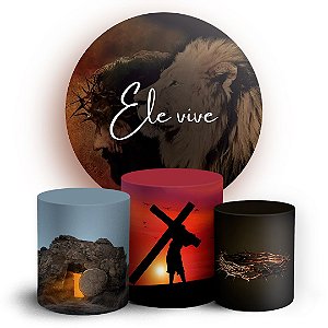 KIT Redondo e Trio - Religioso - Sublimado 3D