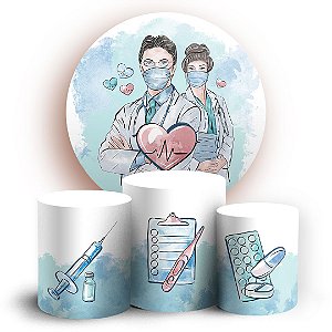 KIT Redondo e Trio - Medicina - Sublimado 3D