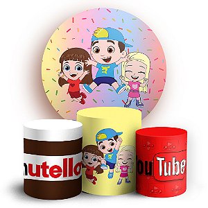 KIT Redondo e Trio - Luccas Neto - Sublimado 3D