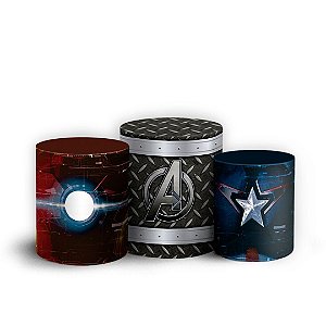 Trio Cilindro - Herois - Sublimado 3D + Elástico