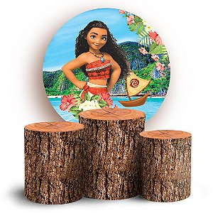 KIT Redondo e Trio - Moana - Sublimado 3D