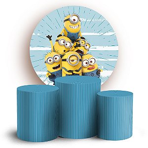 KIT Redondo e Trio - Minions - Sublimado 3D