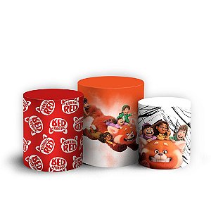 Trio Cilindro - Red - Sublimado 3D + Elástico