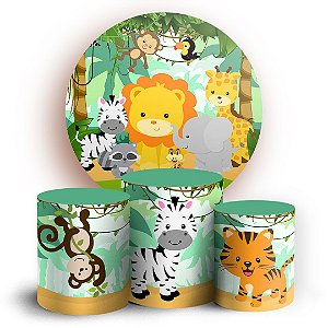 KIT Redondo e Trio - Safari - Sublimado 3D