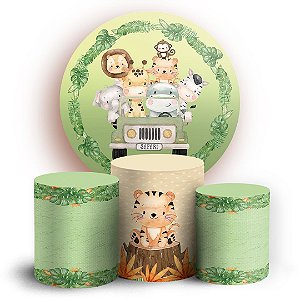 KIT Redondo e Trio - Safari - Sublimado 3D