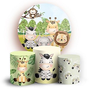 KIT Redondo e Trio - Safari - Sublimado 3D