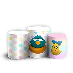 Trio Cilindro - Pocoyo - Sublimado 3D + Elástico