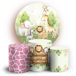 KIT Redondo e Trio - Safari - Sublimado 3D