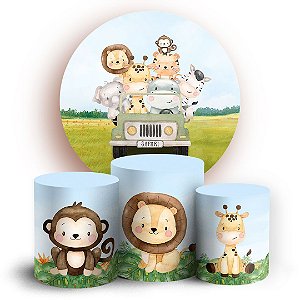 KIT Redondo e Trio - Safari - Sublimado 3D