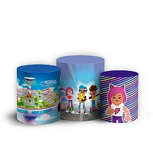 Trio Cilindro - PK XD - Sublimado 3D + Elástico