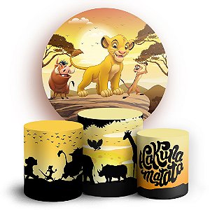 KIT Redondo e Trio - Rei Leao - Sublimado 3D