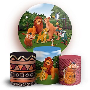 KIT Redondo e Trio - Rei Leao - Sublimado 3D