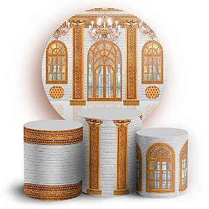 KIT Redondo e Trio - Realeza - Sublimado 3D