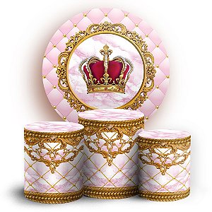KIT Redondo e Trio - Realeza - Sublimado 3D