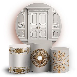 KIT Redondo e Trio - Realeza - Sublimado 3D