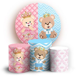 KIT Redondo e Trio - Principe Urso - Sublimado 3D