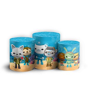 Trio Cilindro - Octonautas - Sublimado 3D + Elástico