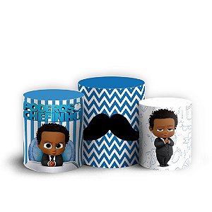 Trio Cilindro - O Poderoso Chefinho - Sublimado 3D + Elástico