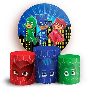 KIT Redondo e Trio - Pj Mask - Sublimado 3D