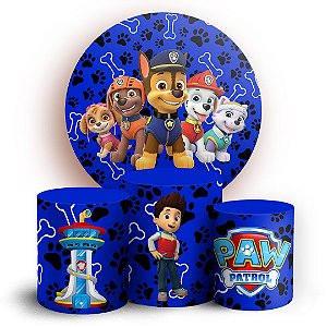 KIT Redondo e Trio - Patrulha Canina - Sublimado 3D