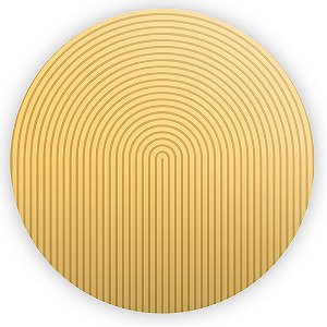 Painel Redondo - Bohos Amarelo - Sublimado 3D