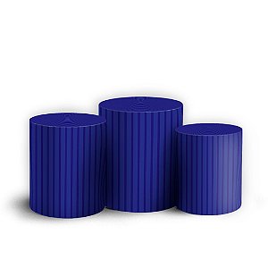 Trio Cilindro - Bohos Roxo - Sublimado 3D + Elástico