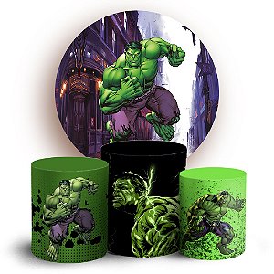 KIT Redondo e Trio -  Hulk - Sublimado 3D