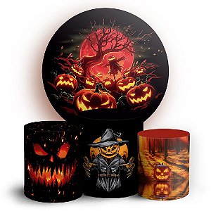 KIT Redondo e Trio - Halloween - Sublimado 3D