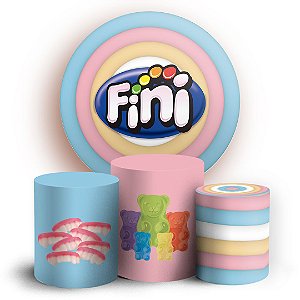 KIT Redondo e Trio - Doces Fini - Sublimado 3D
