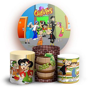 KIT Redondo e Trio - Chaves - Sublimado 3D