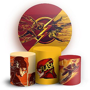 KIT Redondo e Trio - The Flash - Sublimado 3D
