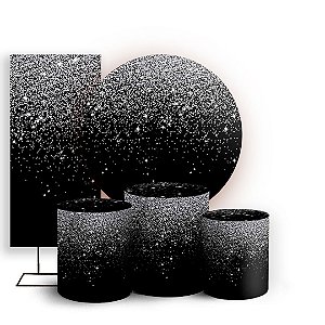 KIT Redondo Trio e Faixa - Glitter - Sublimado 3D