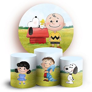 KIT Redondo e Trio - Snoopy - Sublimado 3D