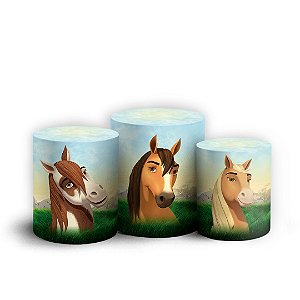 Trio Cilindro - Spirit - Sublimado 3D + Elástico