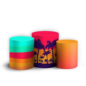 Trio Cilindro - Tardezinha - Sublimado 3D + Elástico